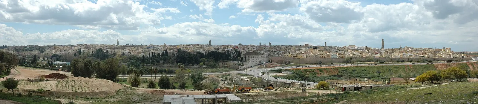 Vue panoramique de Meknès